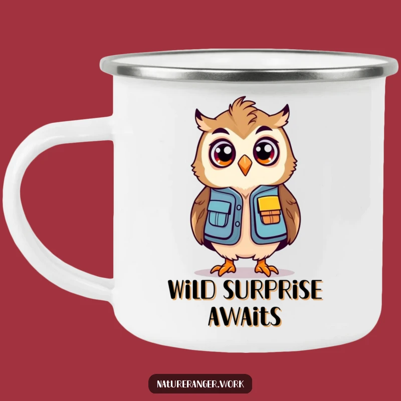 Funny Owl Ranger Camping Mug: Outdoor Explorer Drinkware, a Hilarious Funny Gift