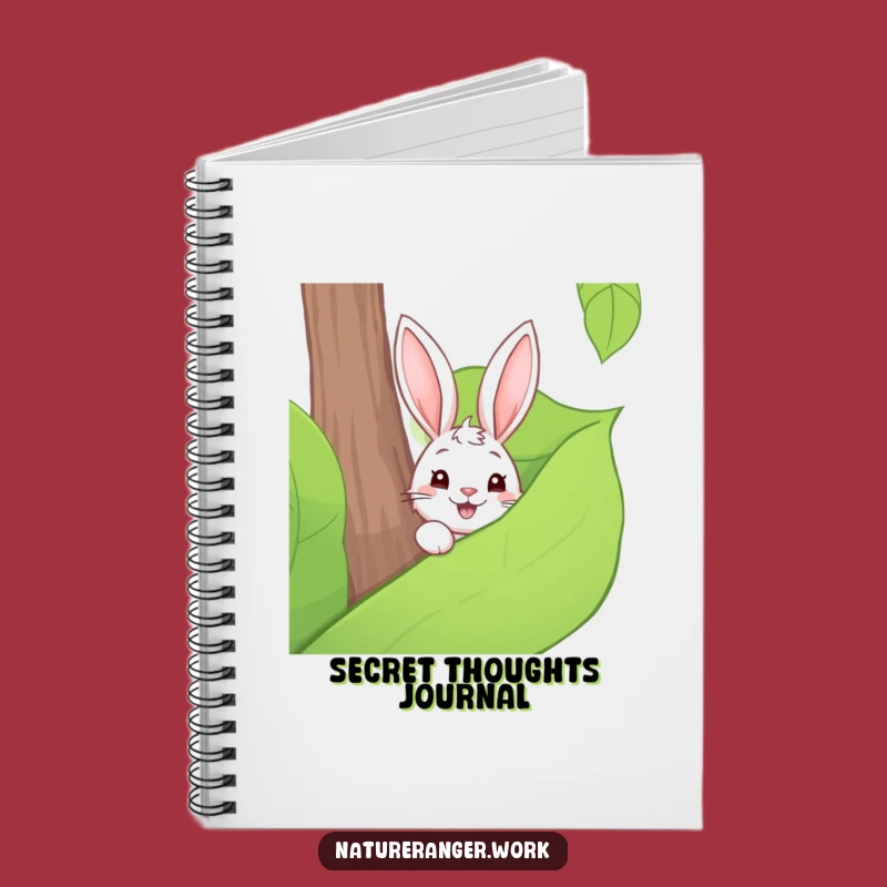 Funny Rabbit Leaf Notebook: Jot Down Nature's Secrets and Ideas