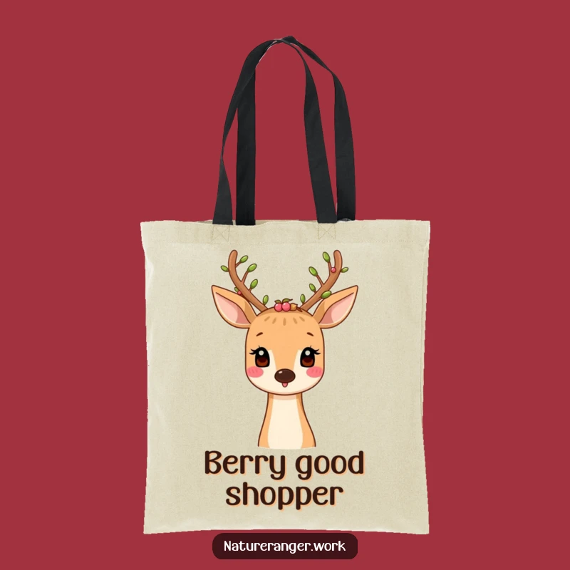 Funny Deer Nature Tote Bag: Carry Your Essentials with Forest Charm